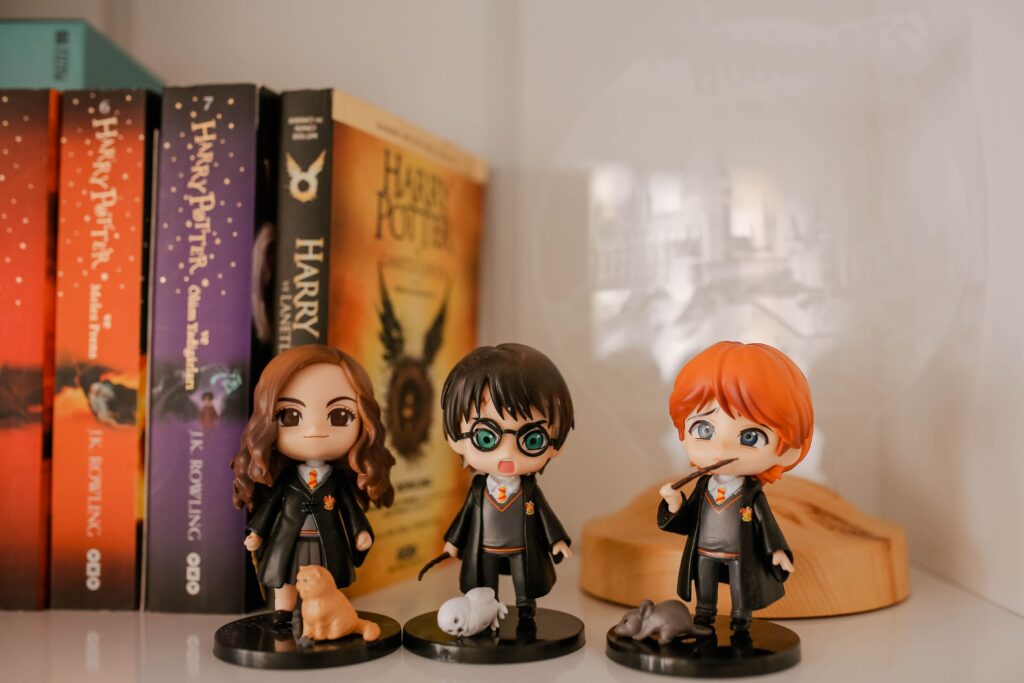 the golden trio of Harry Potter